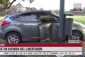 Choque en Avenida del Libertador y Agüero