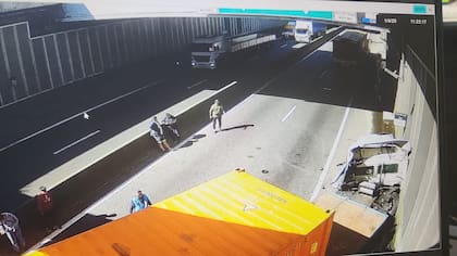 Choque en el Paseo del Bajo