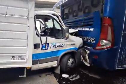 Choque en el Paseo del Bajo