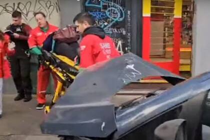 Choque en Gorriti y Godoy Cruz