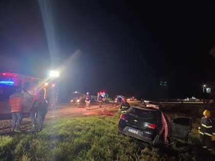 Choque en la ruta provincial 6 de Córdoba.