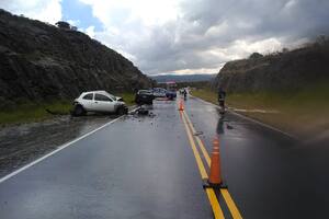 Choque en las Altas Cumbres, en Córdoba