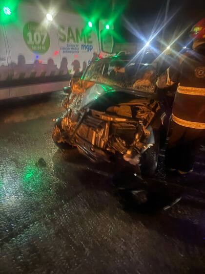 Choque en Mar del Plata