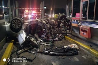 Así fue el choque contra un peaje de la Panamericana por el que murió un conductor