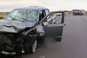 Murió una pareja en un choque frontal en la Ruta 3
