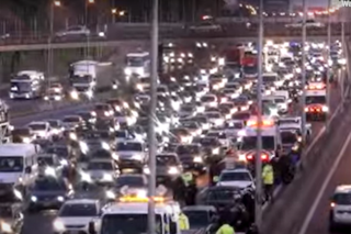 Caos en Panamericana por un choque entre al menos 7 autos