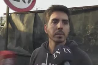 Choque en cadena en la Autopista 25 de Mayo: un camión impactó contra 8 autos a la altura de Boedo