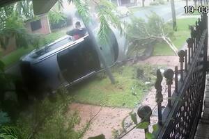 Choque, vuelco y huida en Mar del Plata