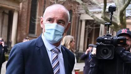 Chris Dawson, a su llegada al juzgado antes de escuchar el veredicto