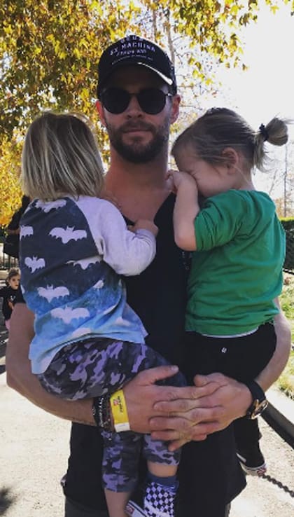 Chris Hemsworth ahora se encuentra refugiado en familia