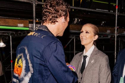Chris Martin y Celine Dion