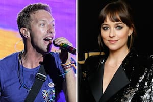 Chris Martin y Dakota Johnson