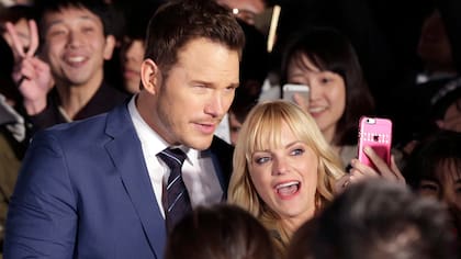 Chris Pratt y Anna Faris, a pura selfie en Japón