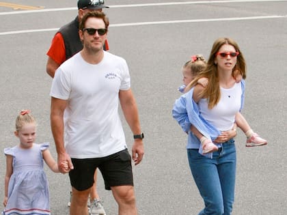 Chris Pratt y Katherine Schwarzenegger también asistieron en familia a las celebraciones del 4 de julio en Montecito, California