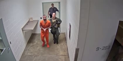 Chris Watts en la prisión tras ser condenado (Foto: Captura de video)