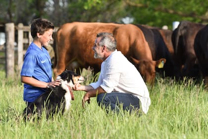 El chef heredó de su madre el amor a la cocina y la pasión por el campo le llegó de su padre