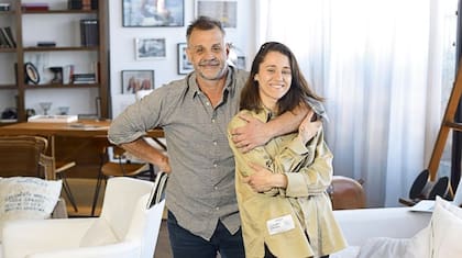 Christian Petersen y su esposa Sofía Zelaschi