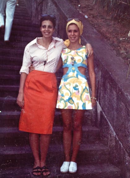 Christina y Marina en Río de Janeiro, a finales de los años 60