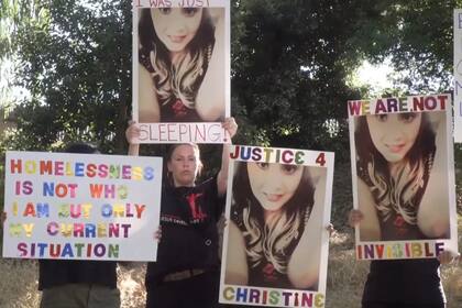 Christine Chavez hubo reclamos para exigir ordenanzas que protegieran a las personas en situación de calle