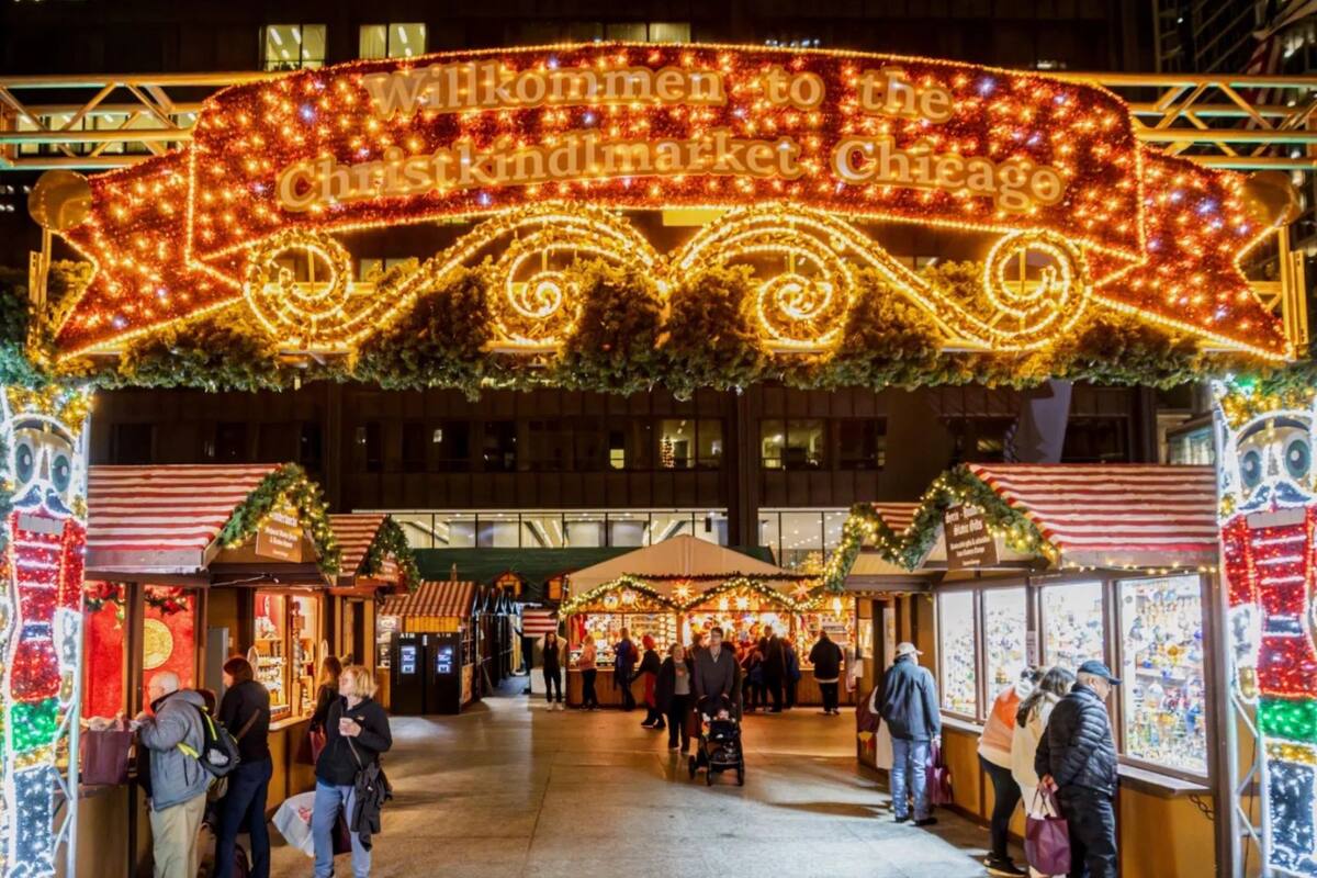 El mercado navideño de Chicago al estilo alemán que es como estar en ...