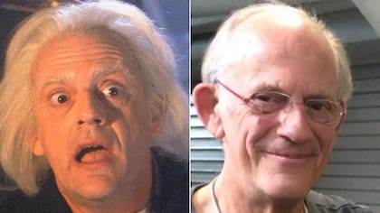 Christopher Lloyd, como el doctor Emmett Brown