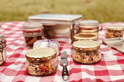 Las delicias que probaron durante el picnic