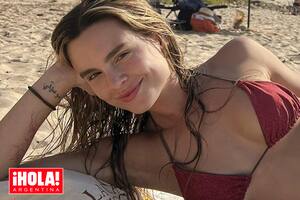 Chule combinó su agenda con playa y salidas con amigos.