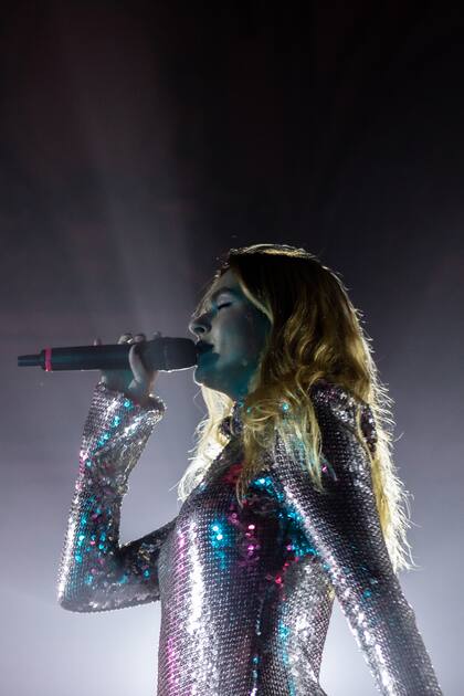 Chule Von Wernich acaparó las miradas en el escenario