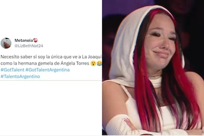 Cientos de usuarios hicieron foco en el parecido entre La Joaqui y Ángela Torres