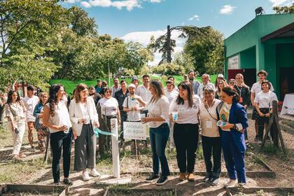 Cierre de “Plataforma de Agua Segura”, un proyecto para llevar agua potable a 2.500 vecinas y vecinos del barrio Las Tunas, Tigre.