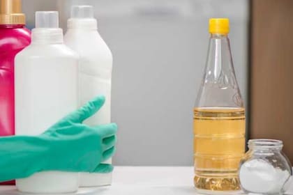 Ciertas superficies pueden terminar dañadas si se limpian con vinagre, es el caso de algunas hechas en piedra