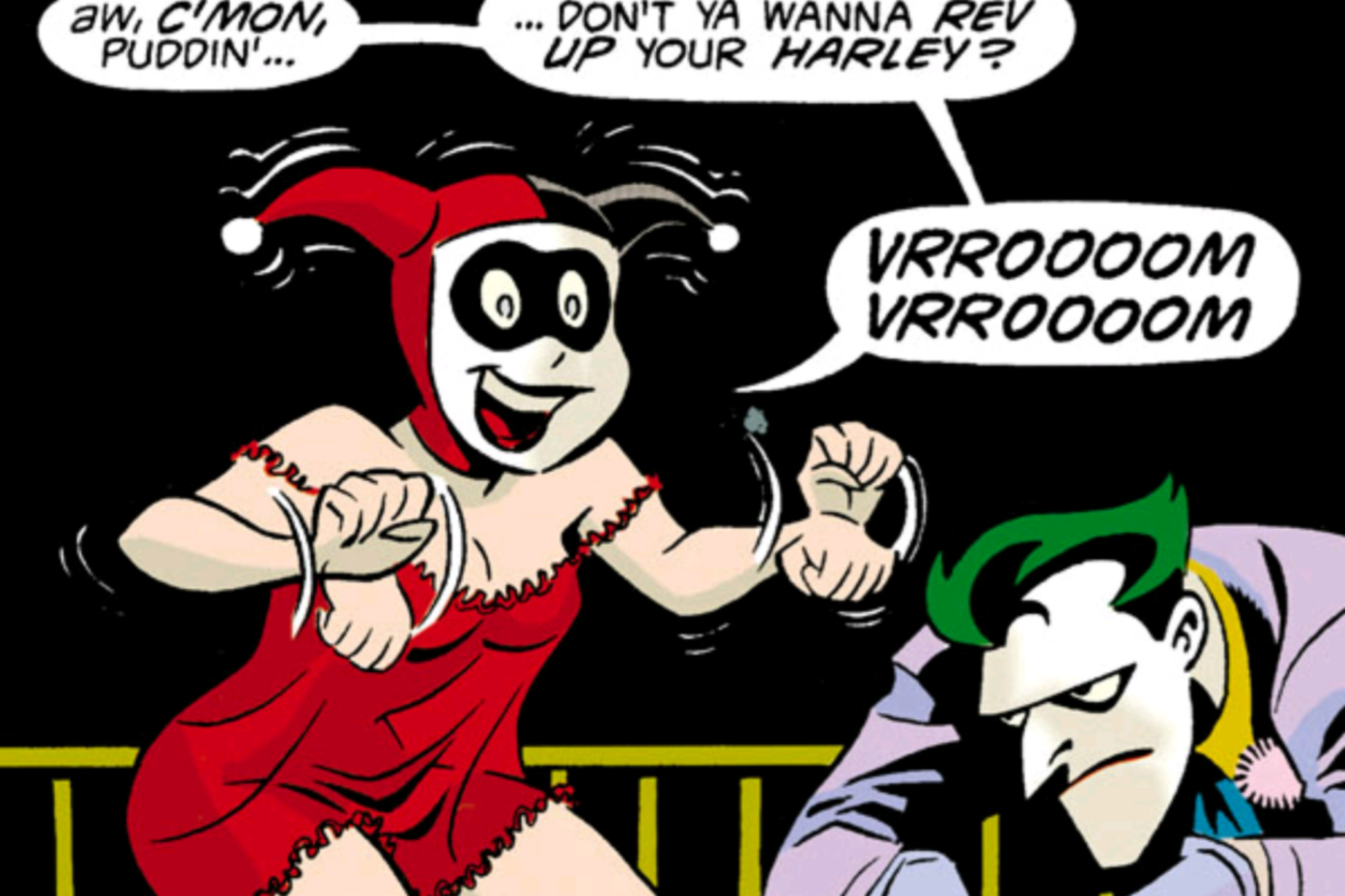 Ciertos rasgos en el carácter de Harley en los cómics fueron suavizados en la serie animada