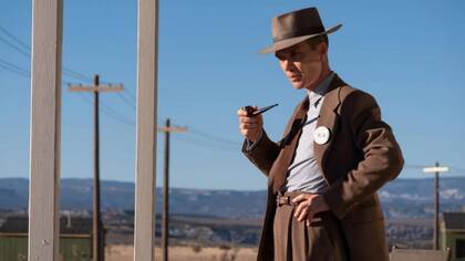 Cillian Murphy en una de las escenas de Oppenheimer