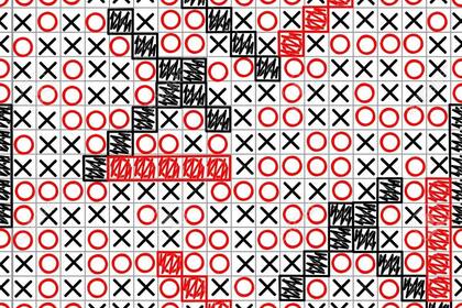 Cinco en línea, también conocido com Gomoku