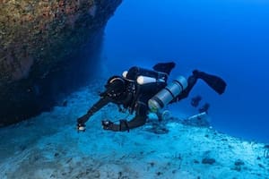Las primeras imágenes de la cueva de Maldivas en la que murieron 5 buzos italianos