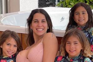 Cinthia Fernández compartió una foto de los abdominales de su hija y en las redes no la perdonaron