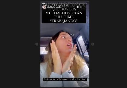 Cinthia Fernández, indignada por los cortes de las calles