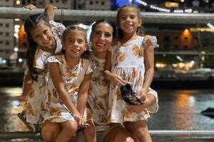 El peculiar pasatiempo nocturno de las hijas de Cinthia Fernández: “Así no llego a los 50″
