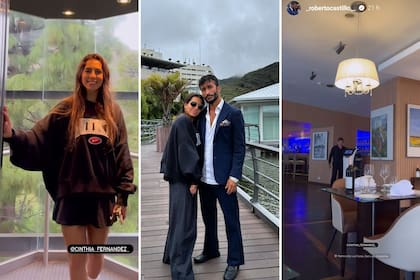 Cinthia Fernández y Roberto Castillo de vacaciones en San Luis