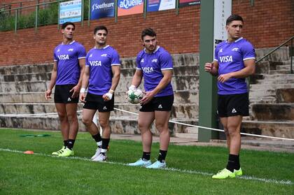 Cinti, Albornoz, Mateo Carreras, Moyano: Los Pumas se preparan para el choque ante Sudáfrica