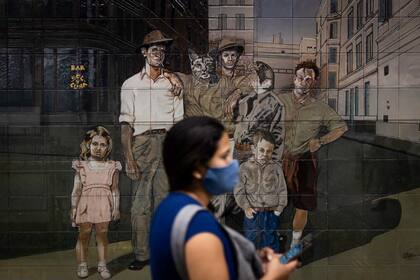 Circulación de pasajeros por la estación de Retiro