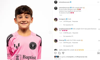 Ciro Messi cumplió 8 años