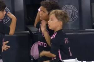 Ciro Messi sorprendió a todos con un baile en pleno partido de Inter Miami (Foto: Captura de video)