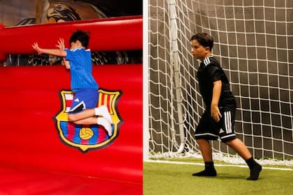 Ciro y Mateo disfrutando del cumple de su hermano mayor (Foto: @antonelaroccuzzo)