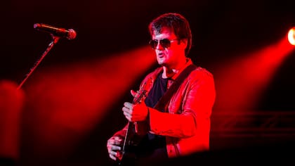 Ciro y una postal bien rockera de la noche del sábado