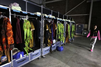El backstage del Cirque: el vestuario de los artistas