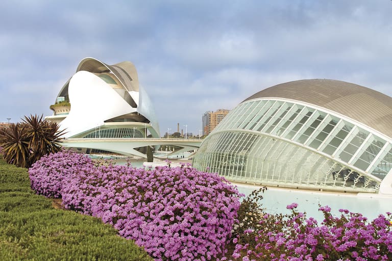 Ciudad de las Artes y las Ciencias, obra de Santiago Calatrava.