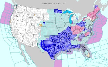Ciudades como Nueva York y Boston, en el noreste, superaron las 10 pulgadas de nieve durante el fin de semana