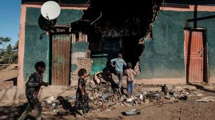 Civiles quedaron atrapados en medio de un conflicto bélico en la región de Trigay, en el norte de Etiopía.