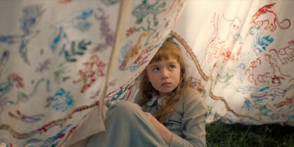 Clara, la gran protagonista, en su versión de niña